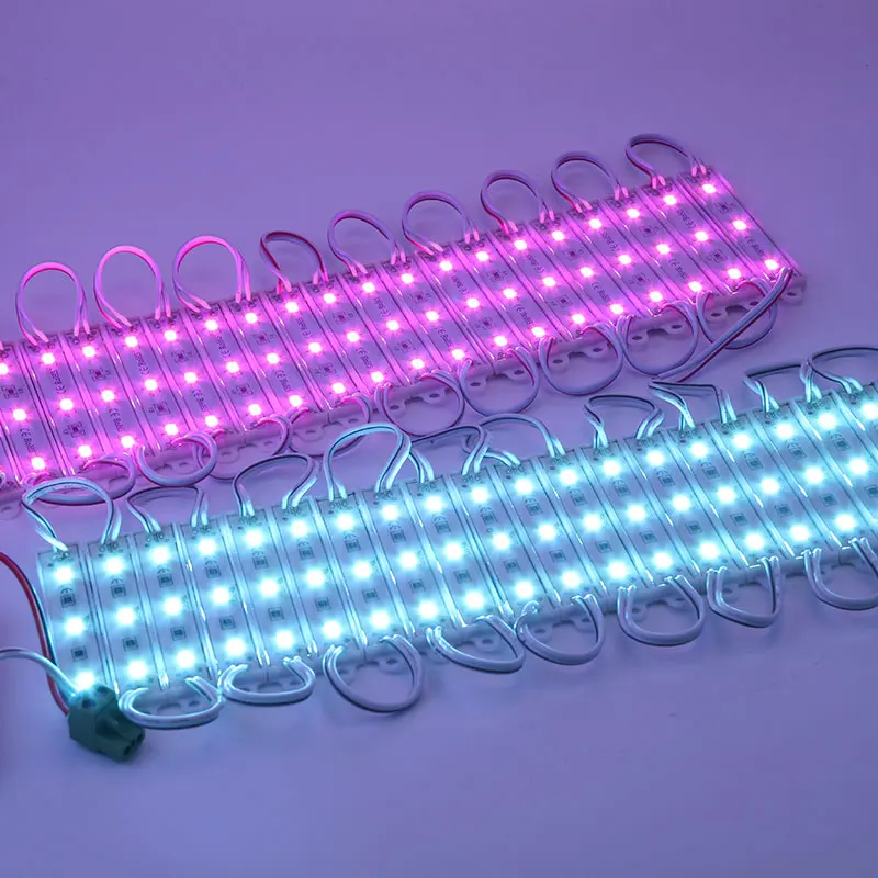 Низкие цены, чтобы очистить инвентарь! DC12V SMD5630 3 светодиодный/за штуку Высокая яркость светодиодный модуль, цвета: розовый, светло-голубой, короб для рекламы фоновый свет