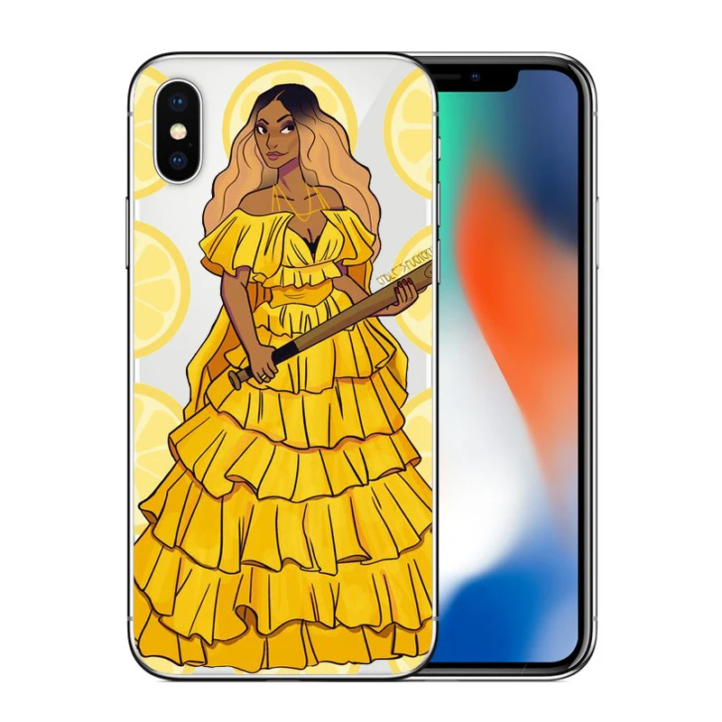 Лимонад Бейонсе I Slay Pop Music Жесткий Чехол для ПК чехол телефона iphone 6 6S 7 8 Plus 5S 5 SE X XR XS