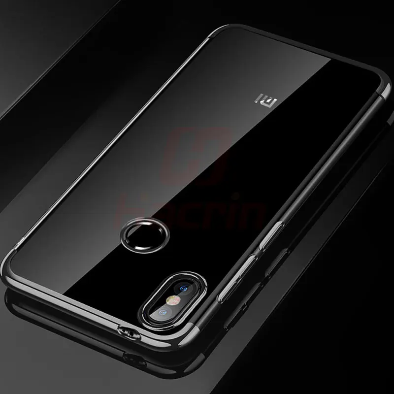 Черный Чехол Raugee для Xiaomi Redmi Note 8 Pro чехол противоударный Бампер Ультра тонкий прозрачный PC задний Чехол из термополиуретана и силикона чехол для Redmi Note 8 - Цвет: Черный