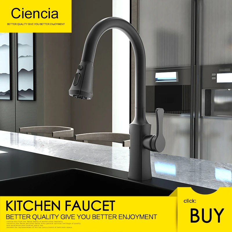

Free Shipping Brass Bathroom Basin Faucet 360°Rotatable Draggable Kitchen Sink Single Handle Faucet Spout Mixer Tap BB1216