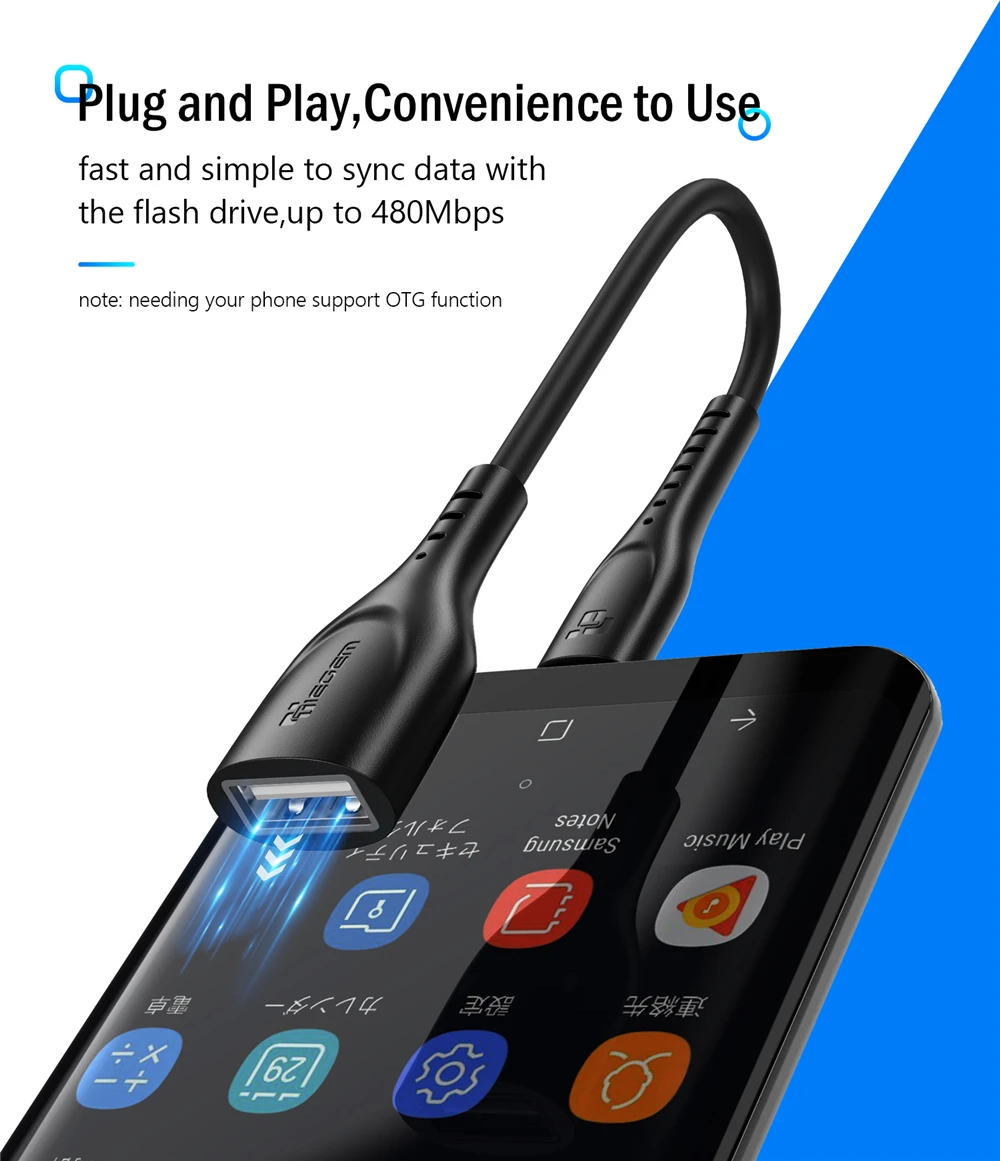 Tiegem Micro USB OTG кабель адаптер для Xiaomi Redmi Note 5 Micro USB разъем для samsung S6 планшет Android USB 2,0 OTG адаптер