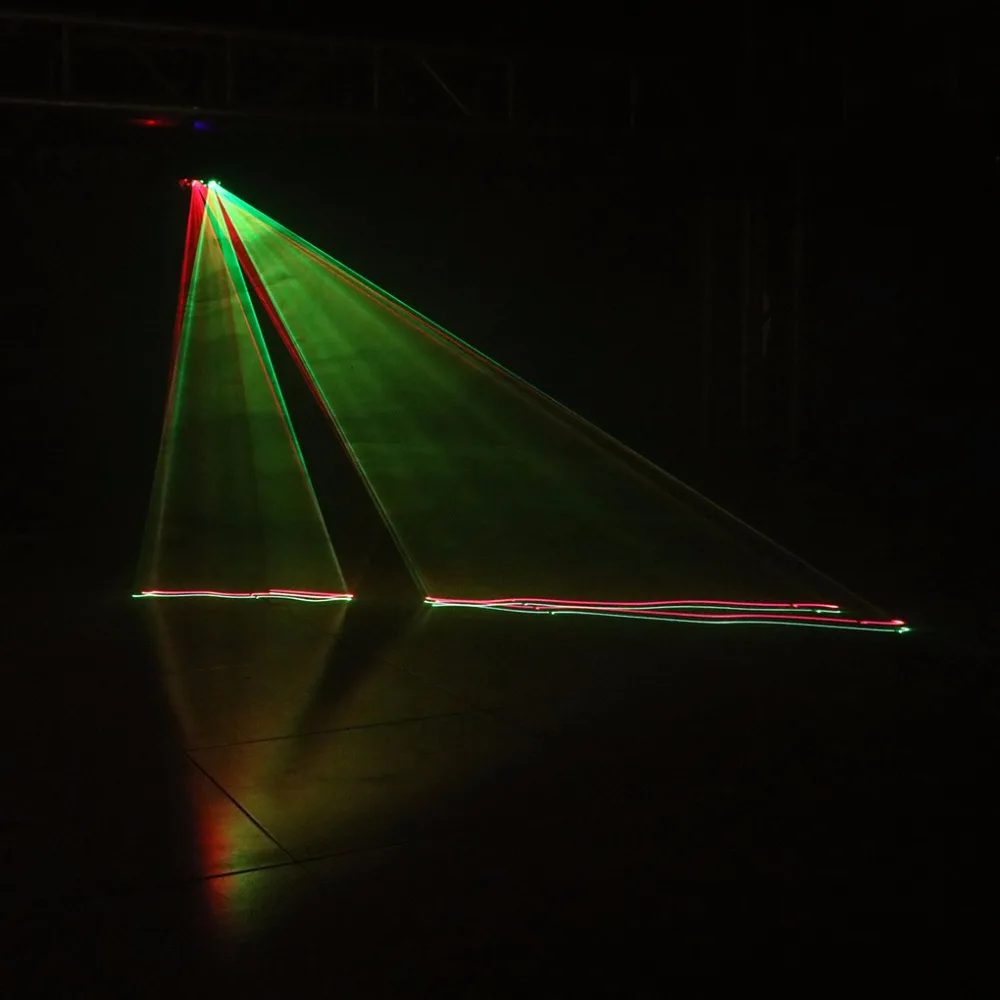 AUCD DMX один 3 объектива Красный Зеленый Синий сканирование луча и RGB пожарный червь решетки микс диско DJ вечерние шоу сценический проектор лазерные огни H-Q6