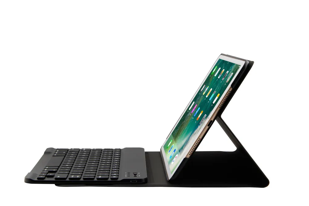 Кожаный чехол для Apple iPad Pro 10,5 Беспроводной Bluetooth клавиатура+ Тонкий Smart Folio стоять кожаный чехол J02T