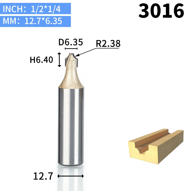 3016 Huhao 1 шт. 1/" 1/4" хвостовиком Фрезы для дерева деревообрабатывающий инструмент гравировальный резец резки древесины маршрутизатор инструмент фреса - Длина режущей кромки: 3016