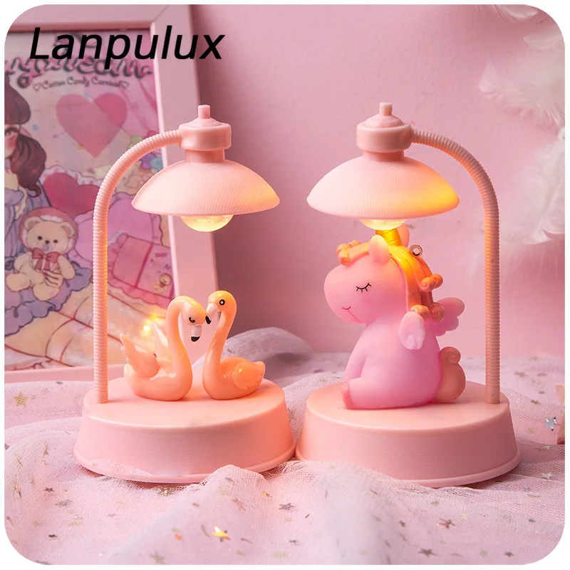 Музыкальный ночной Светильник Lanpulux розовый синий из смолы ночник с изображением