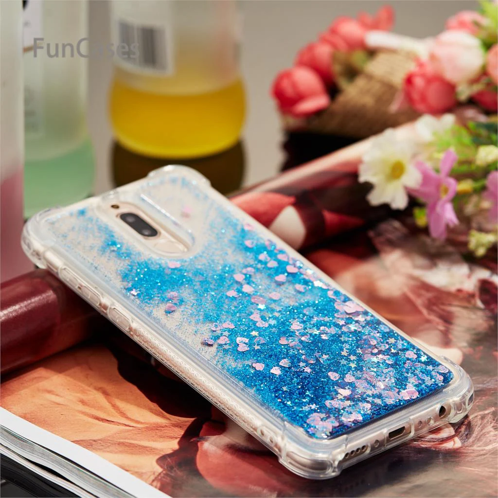 Блестящий чехол для мобильного телефона Huawei Mate 10 Lite Мягкая силиконовая задняя
