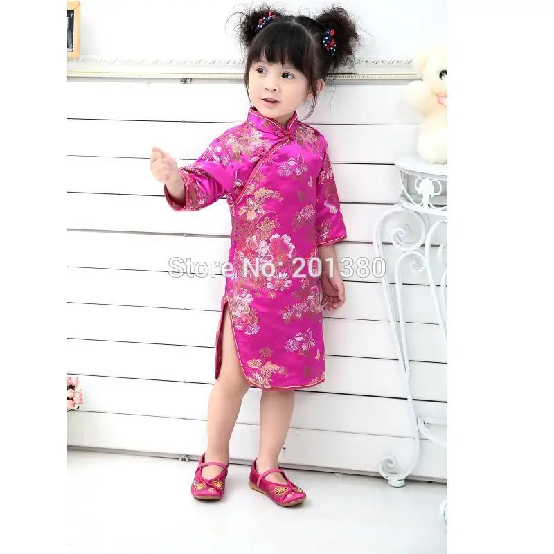 2017 г. Летнее платье для маленьких девочек детская одежда традиционные китайские