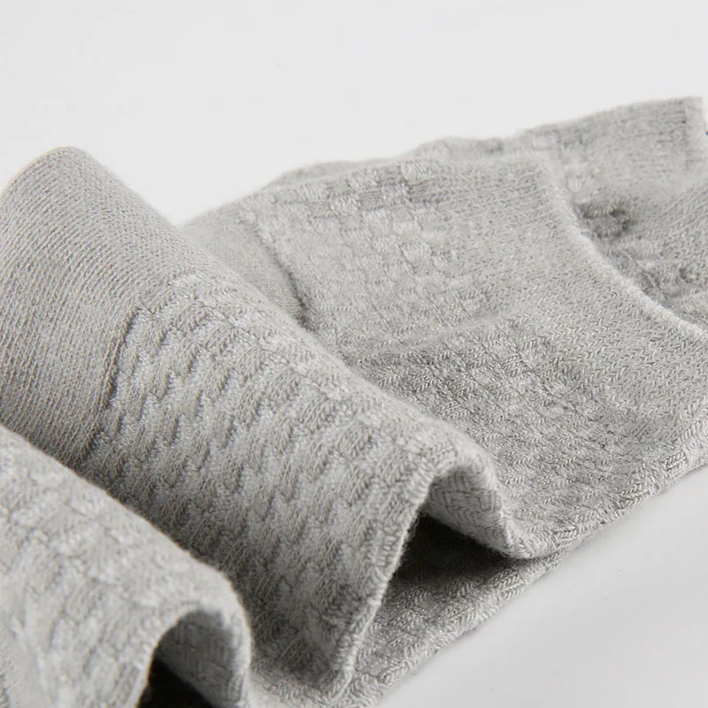 5 Pairs/lot Men Socks Business Bamboo Fiber Short Ankle Spring Autumn Breathable Calcetine Sock Male Meias Crew | Мужская одежда