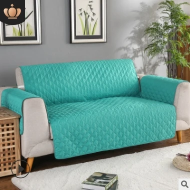 mint green Диван-накидка на кресло Пледы для домашних животных собак детский коврик протектор мебели Реверсивный съемным подлокотник чехлов 1/2/3 сиденье - Цвет: mint green
