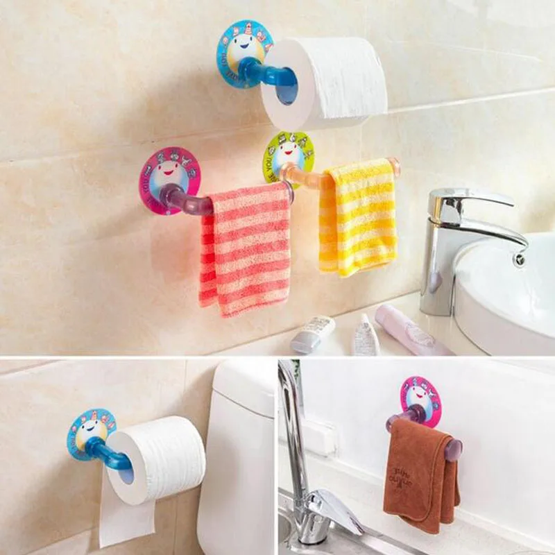 Держатель для туалетной бумаги ванная комната Бесплатная пробивая палка вешалка