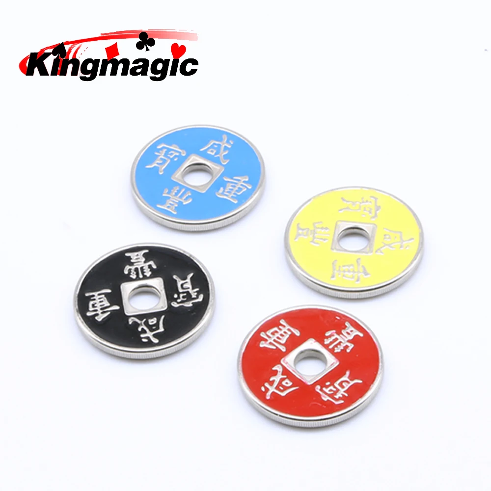 

10pcs Chinese Coins Magic Tricks Props Toys Gimmick Magician trick Without Instruction