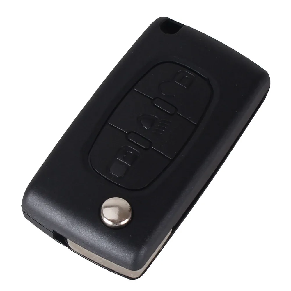 KEYYOU Remote Entry Key Fob Flip Folding Shell Case 3 Buttons For CITROEN C2 C3 C4 C5 C6 C8 CE0523 | Автомобили и мотоциклы