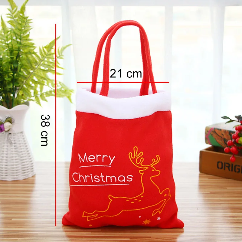 1Pc Santa Claus Backpack File Holder Children's Backpacks Christmas Eve Elk Gift Bag School Supplies Family Bags | Канцтовары для