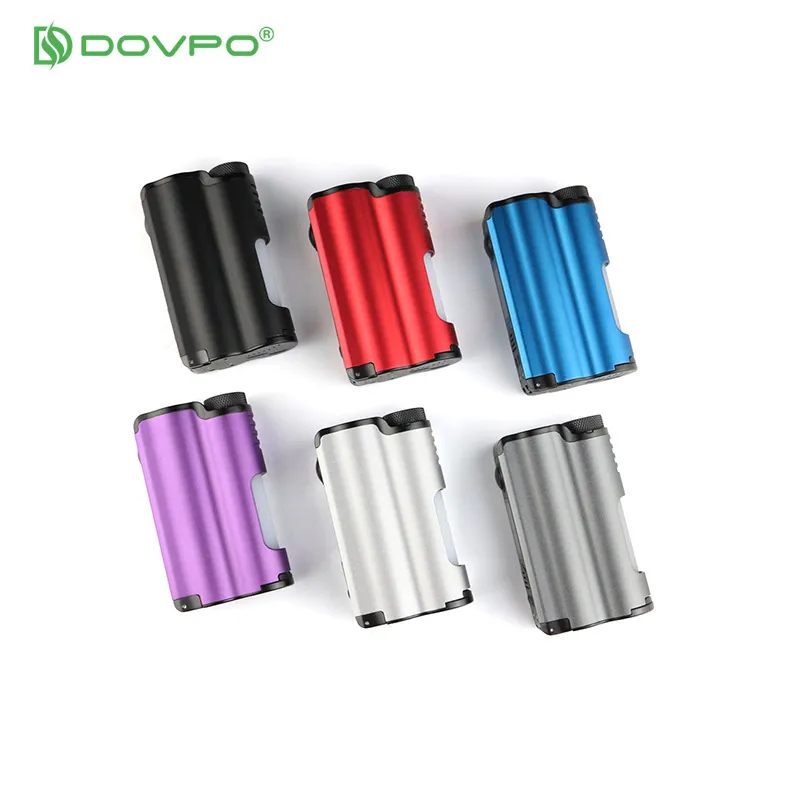 Оригинальный бокс мод DOVPO Topside 90 Вт Top Fill TC Squonk с большой бутылкой 10 мл и OLED экраном 0