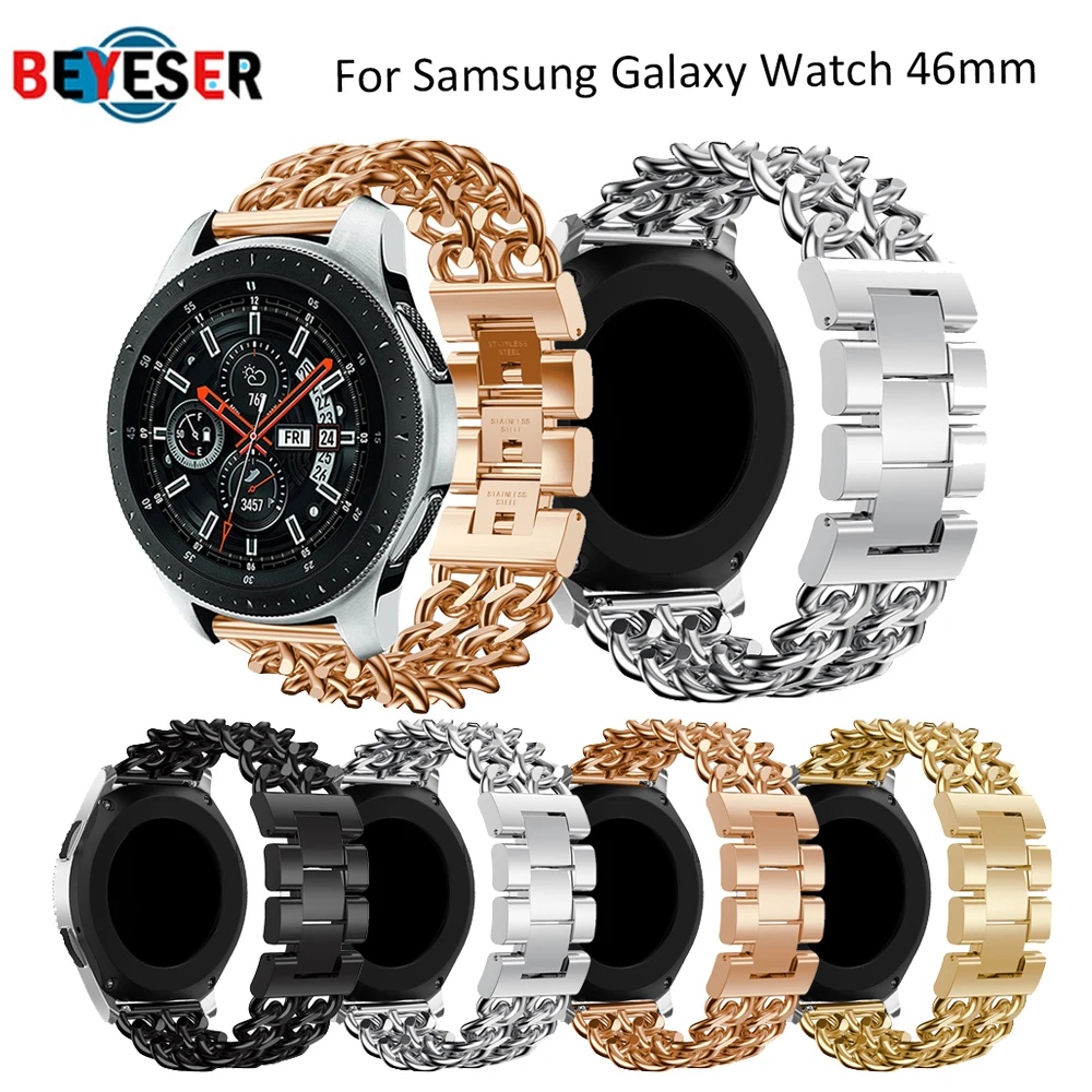 22 мм ширина ремешок для наручных часов из нержавеющей стали типа смарт Samsung Gear S3