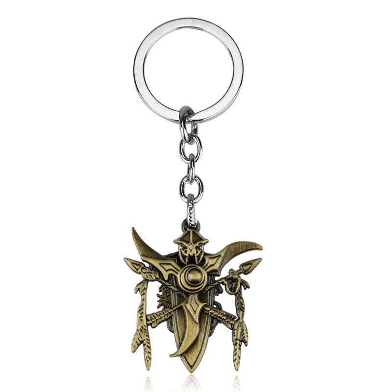 

Hot Game Model Keychain Metal Horde Alliance Weapon Key Chain Key Ring Car Key Holder Gift
