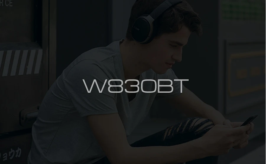 EDIFIER W830BT Bluetooth v4.1 беспроводные наушники Bluetooth наушники aptX codec NFC tech с 95 часами воспроизведения