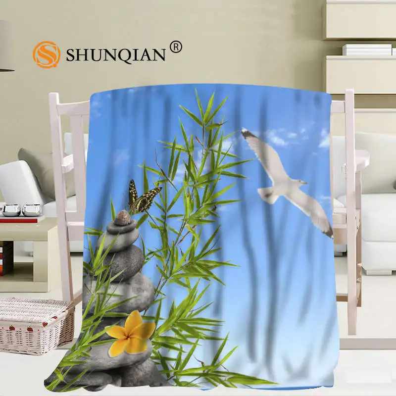 comprar Personalizado Zen Pedra Bambu Cobertor Macio Diy Sua Imagem Decoração Quarto Tamanho 56x8 0 Polegada, 50x6 0 Polegada, 40x5 0 Polegada A7.10