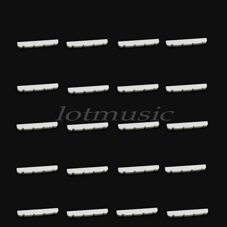 Настоящая костяная гайка для басов 20 шт. Запасные детали бас-гитары | Спорт и