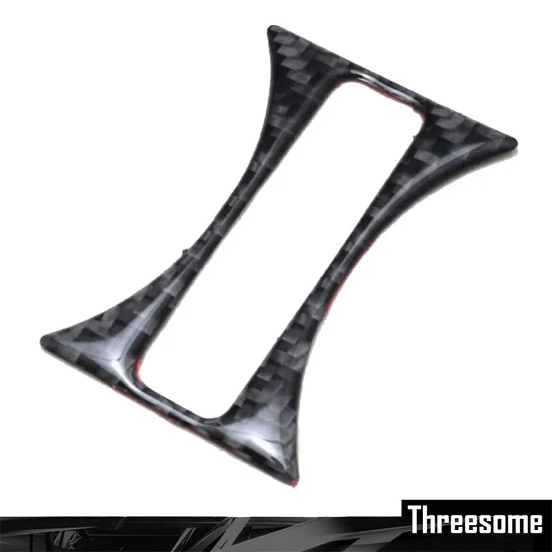 

SRXTZM Carbon Fiber Water Cup Holder Frame Decoration Cover Sticker Car Styling Accessories For Benz CLA GLA CLA200 220 260