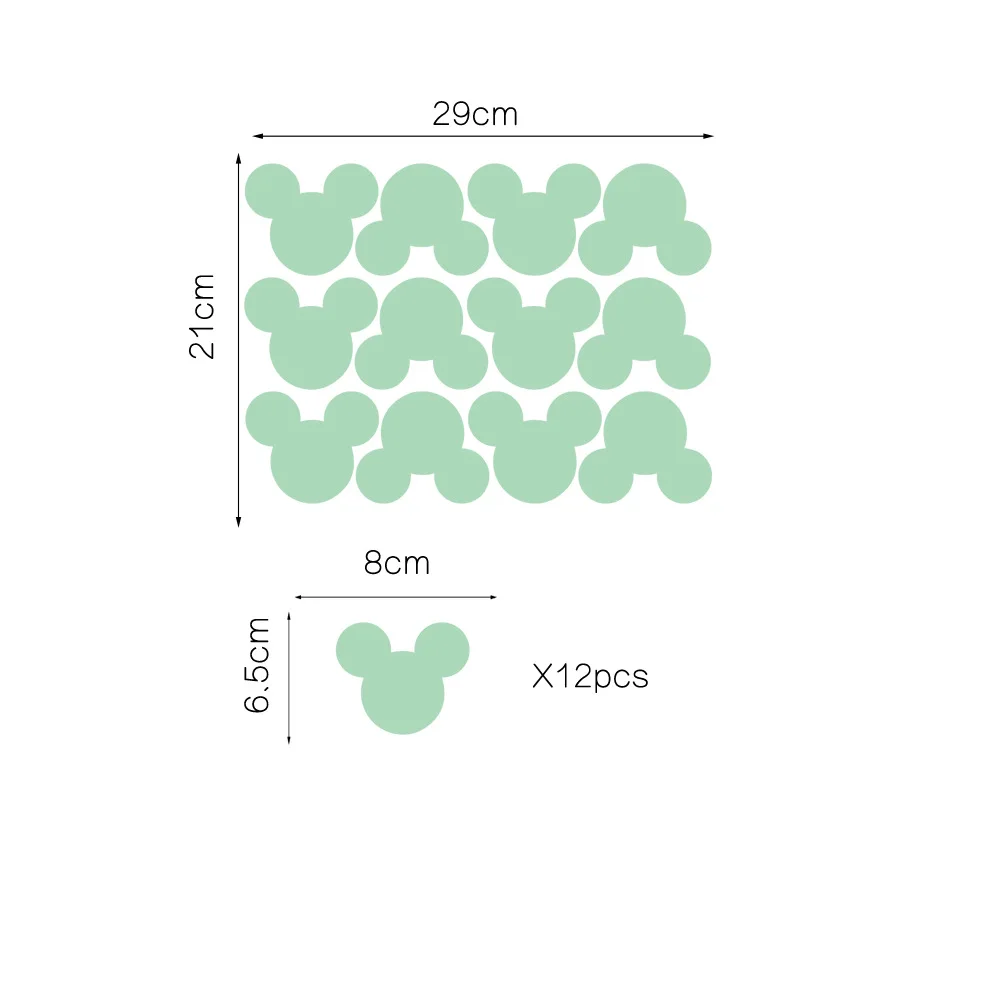 Декоративная светящаяся Настенная Наклейка для домашнего интерьера