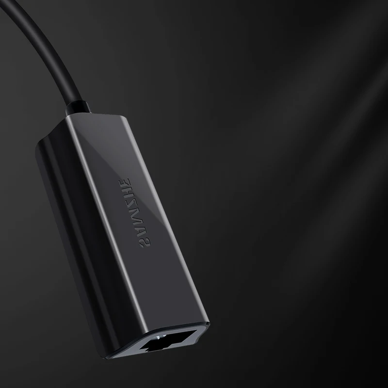 SAMZHE USB 3 1 Type C к RJ45 Gigabit Ethernet LAN сетевой адаптер черного цвета (совместим с и Thunderbolt