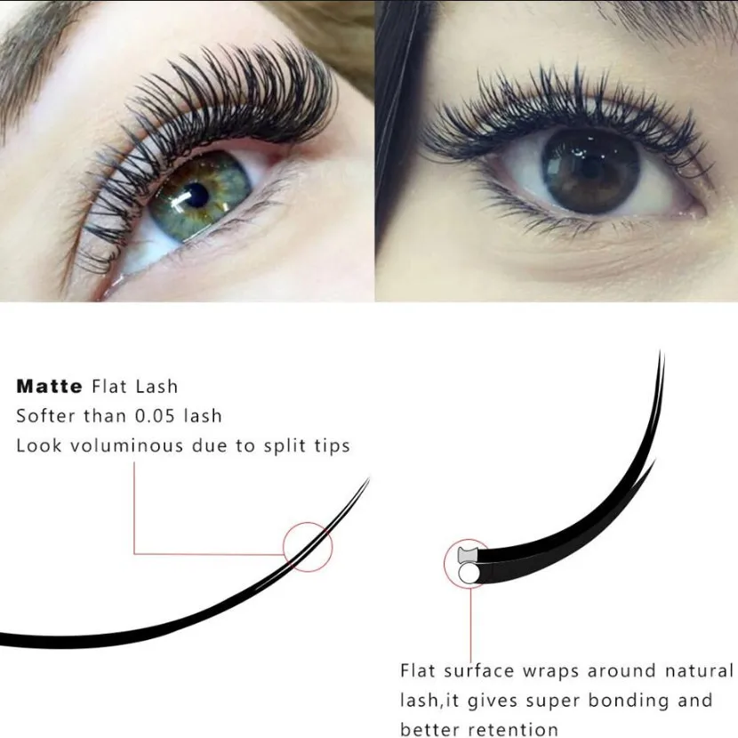 Ресницы для наращивания матовые 0 15 20 25 мягкие плоские ресницы | Красота и
