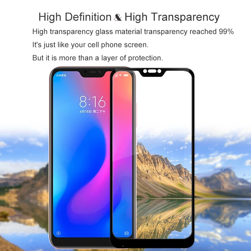 Защитное стекло mi A2 Lite закаленное для Xiaomi 8 защита экрана Xiomi Xiami mi8 A 2 2A mia2 световая