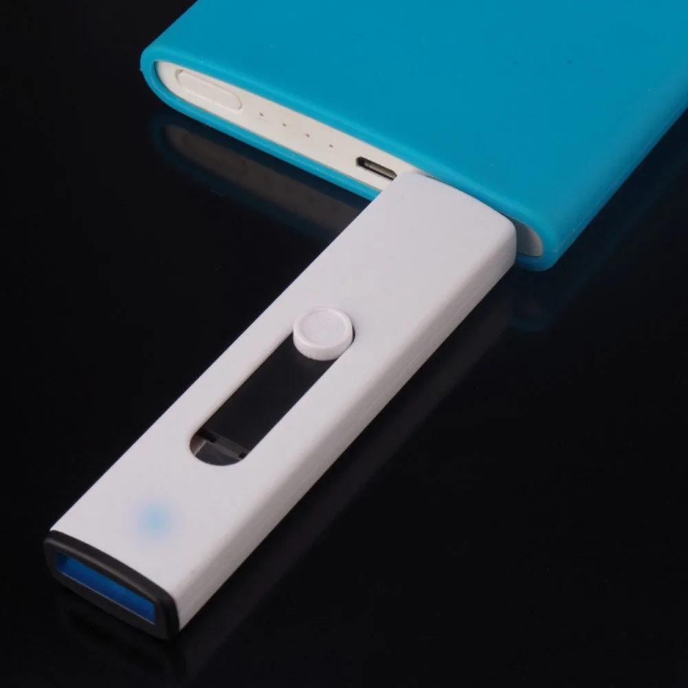 1 шт. USB Электронная зажигалка для зарядки ветрозащитная Бездымная портативная