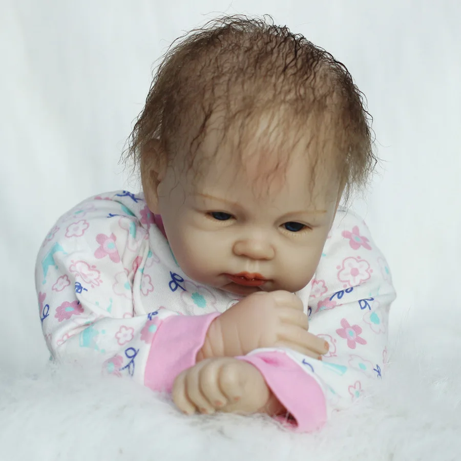 Силиконовая Мягкая Кукла reborn baby с хлопком 22 ''npk Реалистичная кукла Reborn Babies cute 55 см bebe Growth Partner дешевле Juguetes