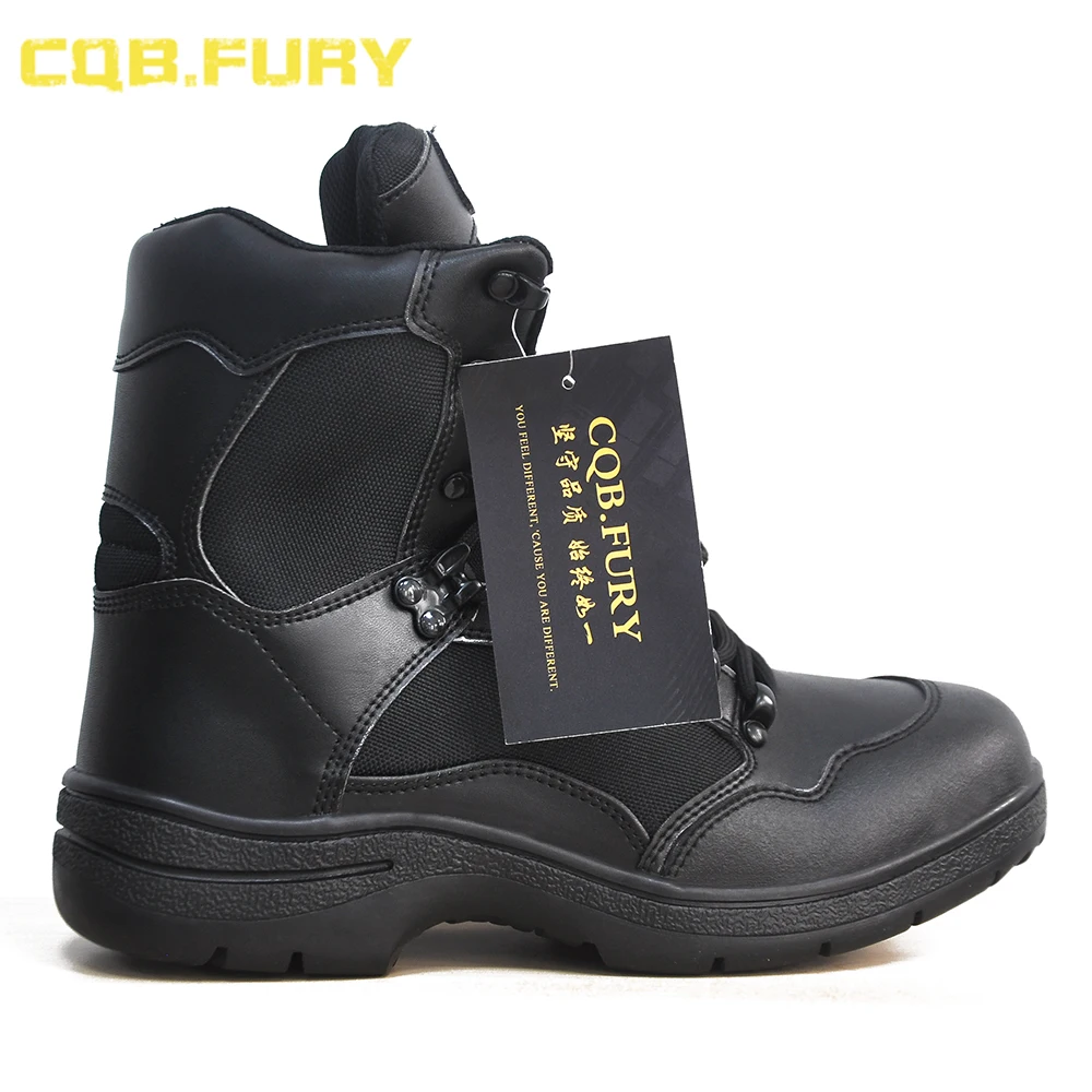 Фото CQB. FURY/мужские черные кожаные ботинки в стиле милитари; удобные и дышащие армейские ботинки; размеры 38-46; ZD-Wild leopard №2