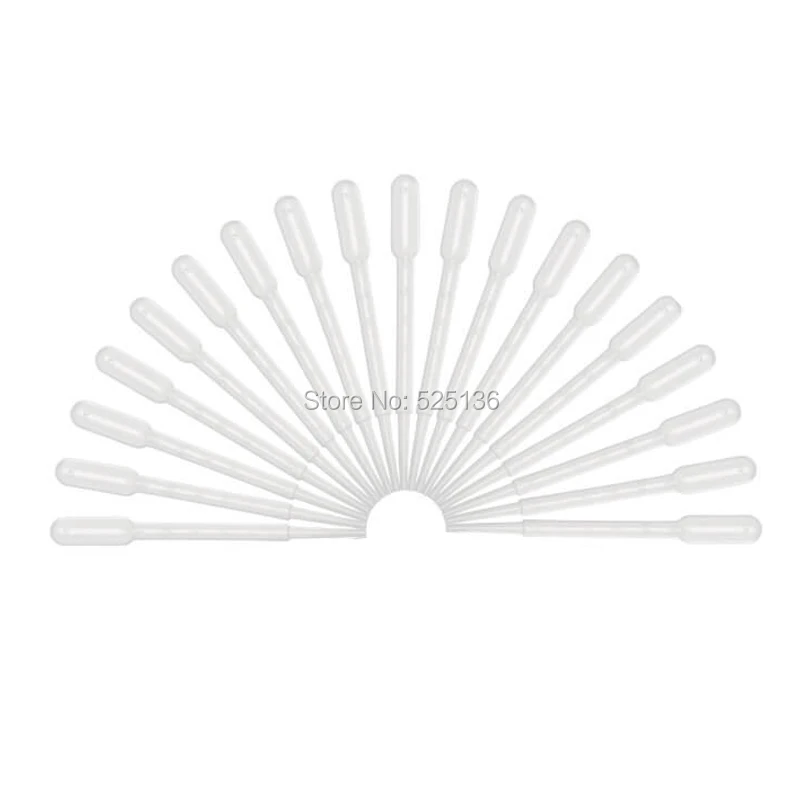 100PCS 1ML 2ML 3ML Transparent Pipettes Disposable Safe Plastic Eye Dropper Transfer Graduated Clear |