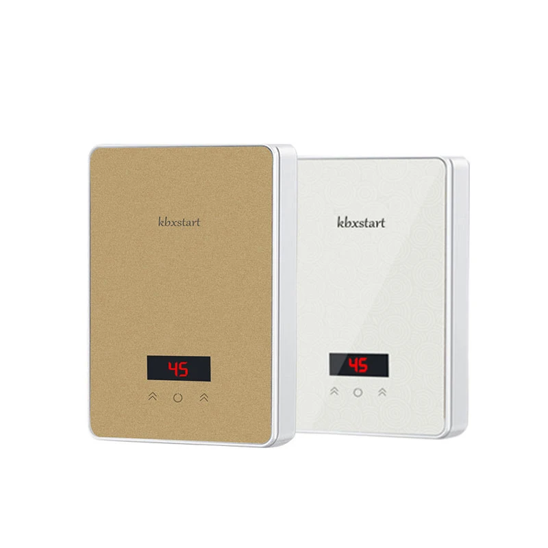 

6000W Instant Tankless Electric Water Heater Wall Mounted Electrica Water Heater Thermostat With Shower For Kitchen Bathoom