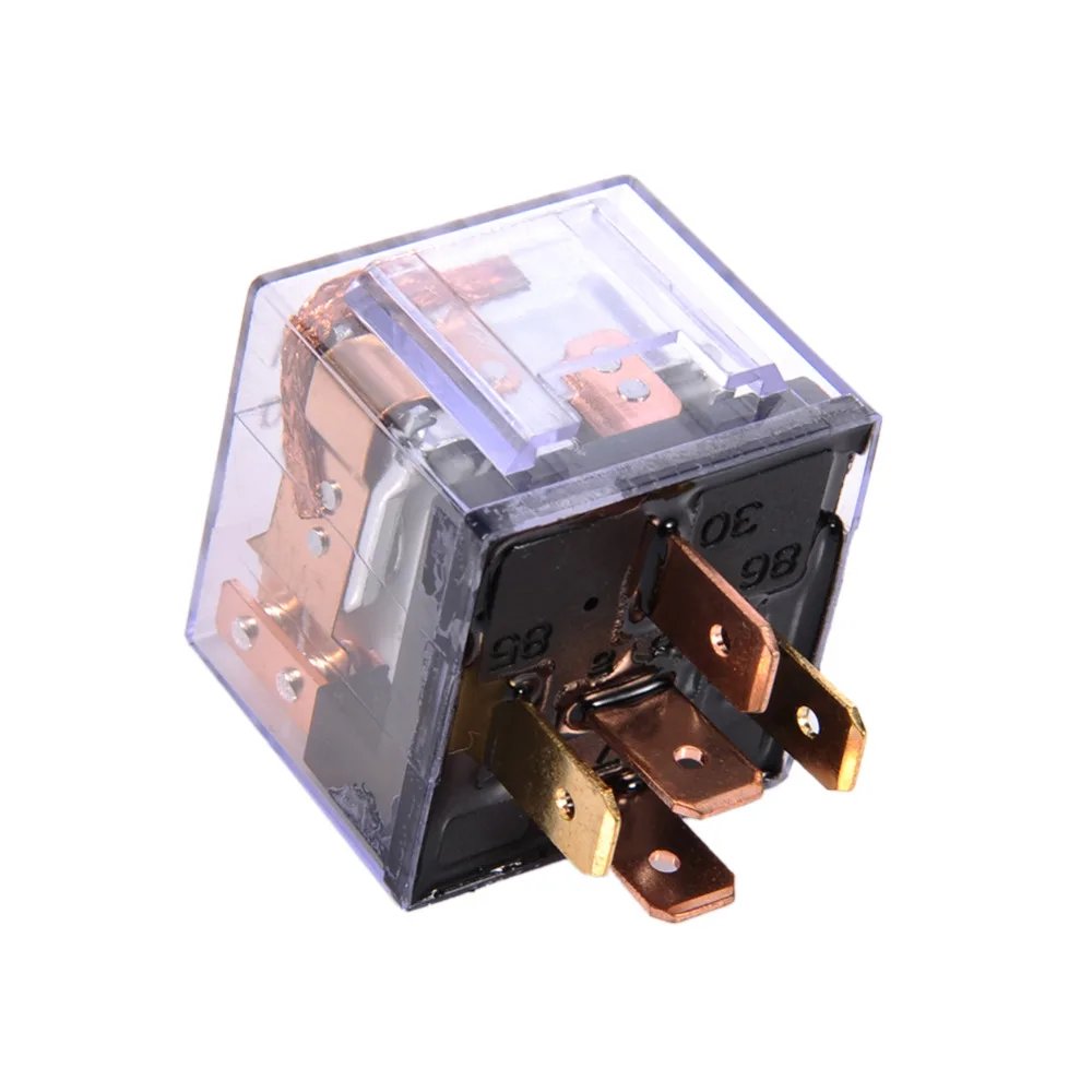 2 шт./лот 5PIN реле 12 В 80A 1NC + 1NO SPDT 5 P Green Lamp автомобильное Pin серия | Автомобили и