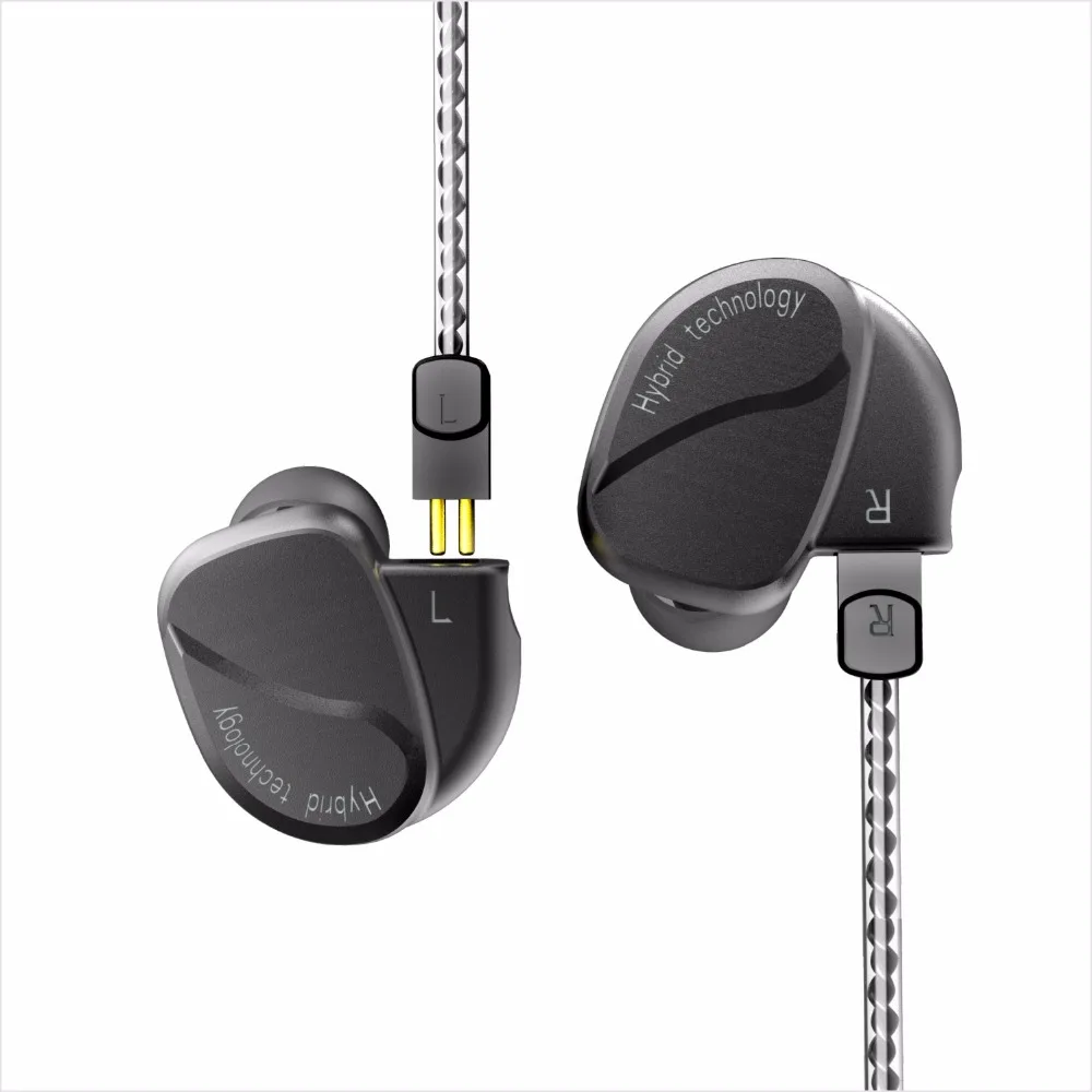 BQEYZ K2 2DD + 2BA гибридные наушники вкладыши HIFI бас для бега спортивные гарнитура DJ Monito