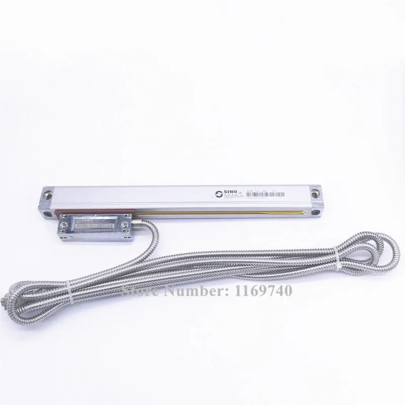 

Free shipping high precision lathe and milling 0.005mm 270mm 320mm 370mm 420mm 570mm 870mm linear glass scale grating ruler