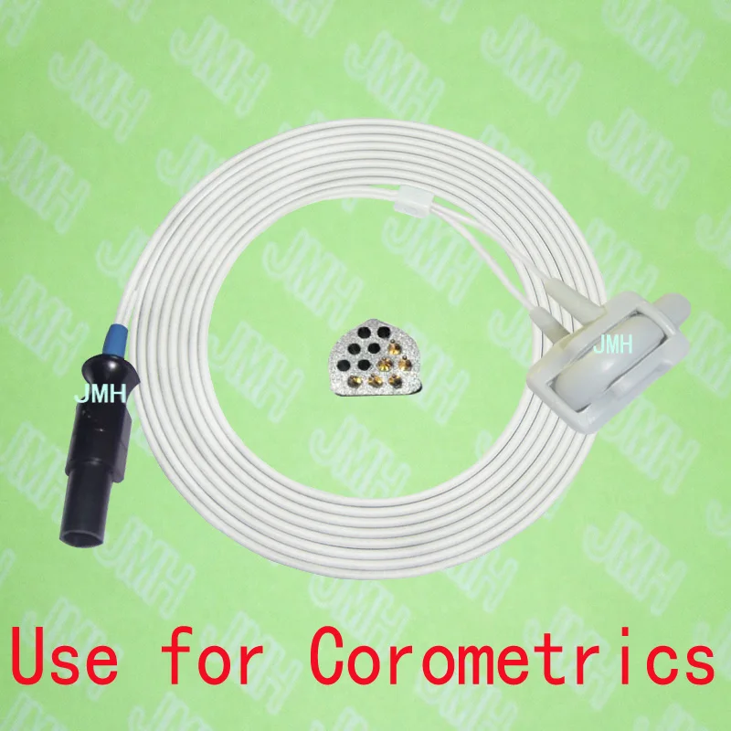 

Compatible with Corometrics 118,129 Oximeter monitor , Neonate silicone wrap spo2 sensor.9pin,3m.