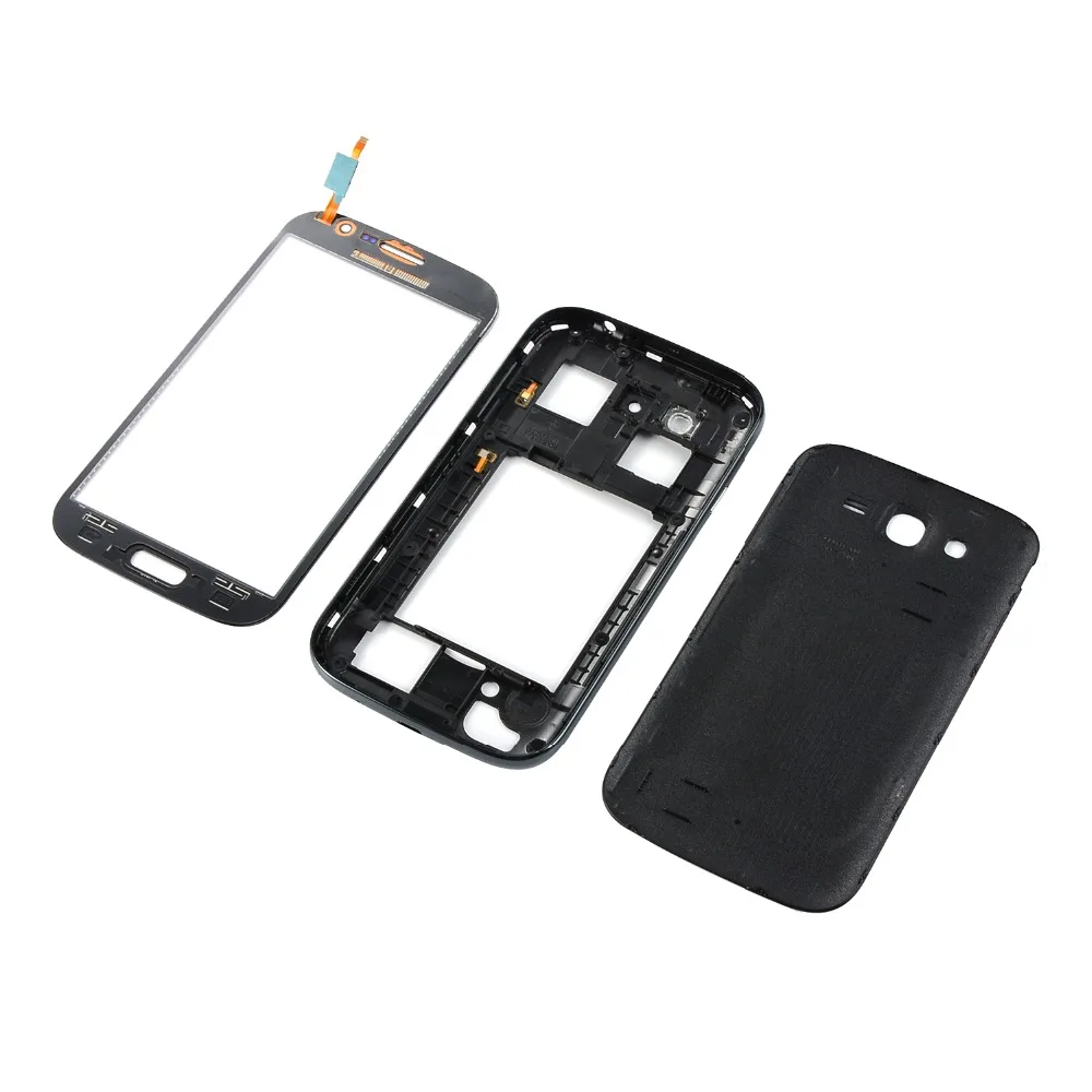 Для samsung Galaxy Grand Duos GT-I9082 i9082 9082 Сенсорный экран дигитайзер стекло+ корпус средняя рамка Задняя крышка батареи