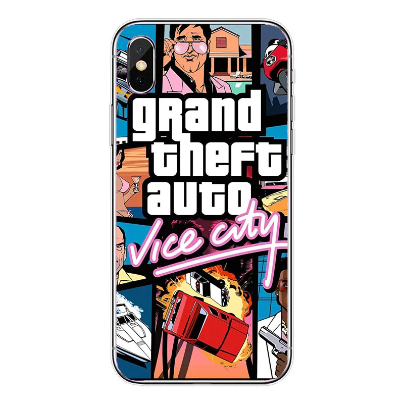 TPU Grand Theft Auto GTA V Мягкий Силиконовый ТПУ чехол для телефона для iPhone 11 11Pro XS Max XR X 10 8 7 6S Plus 5S SE 8PIUS TPU чехол - Цвет: TPU