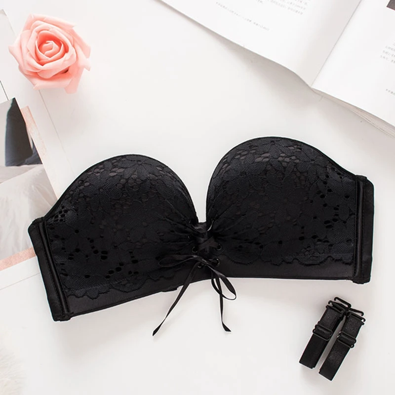 Сексуальный волшебный кружевной невидимый бюстгальтер женский пуш ап без