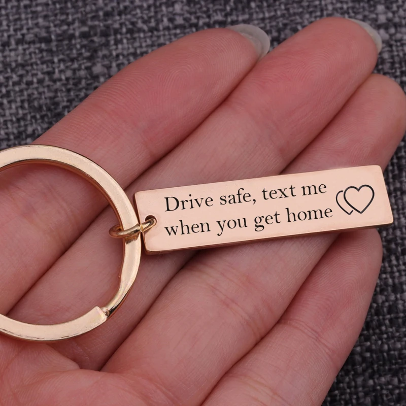 Безопасный брелок для ключей с надписью Drive Safe Text Me | Украшения и аксессуары