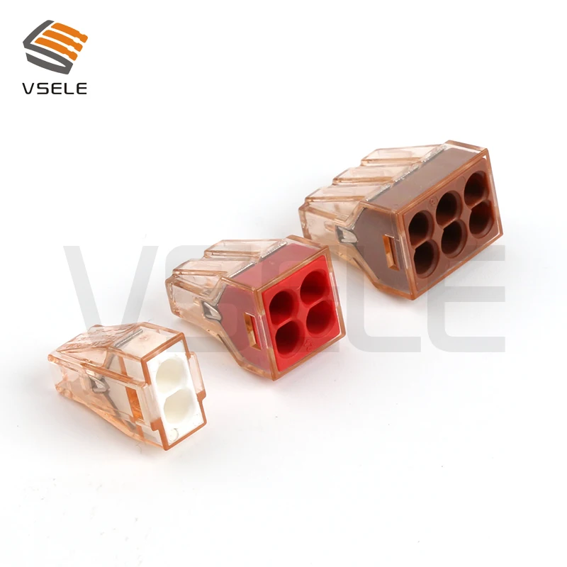 10 шт. разъемы VSELE для проводов|push wire connector|push wiring connectorpush connector |