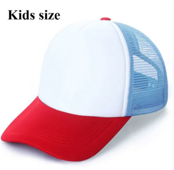 Странные Вещи драма Дастин Cosplay Snapback Кепка s бейсбольная Сетка Дальнобойщик Регулируемая бейсбольная кепка для детей и взрослых - Цвет: Kids Size
