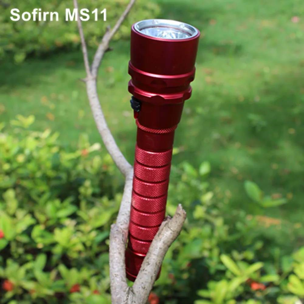 Sofirn MS11 мощный светодиодный фонарь для подводного плавания 18650 Cree 1500lm фонарик с