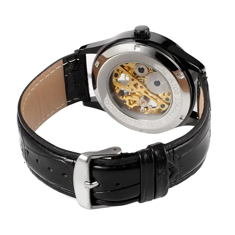 Forsining Mens Watch Top Brand Luxury Military Sport Hand Wind Mechanical Wristwatch Skeleton Male Clock relogio masculino 0650 | Наручные