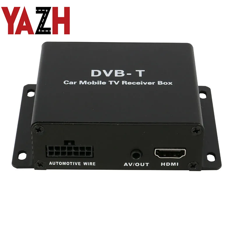 DVB-T HD/SD 2 антенны различные каналы Мобильная Автомобильная цифровая ТВ-приставка