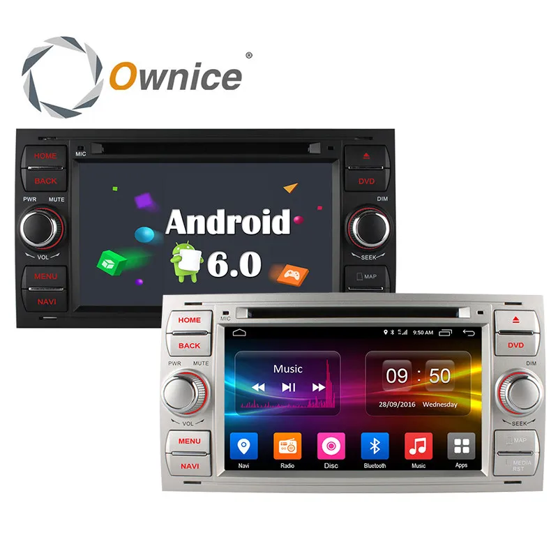 4G SIM LTE Восьмиядерный автомобильный dvd плеер Android 6 0 GPS радио для Ford Focus 2 2004 2005 2006 2007