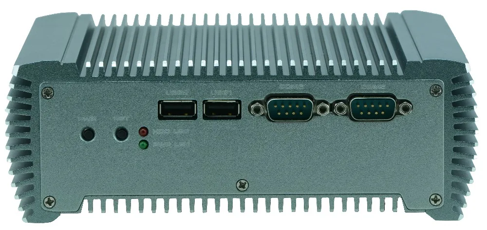 На борту DDR3 4 ГБ X86 Embedded Безвентиляторный Box PC Поддержка Intel 1037U 1.8 ГГц dual-core CPU |