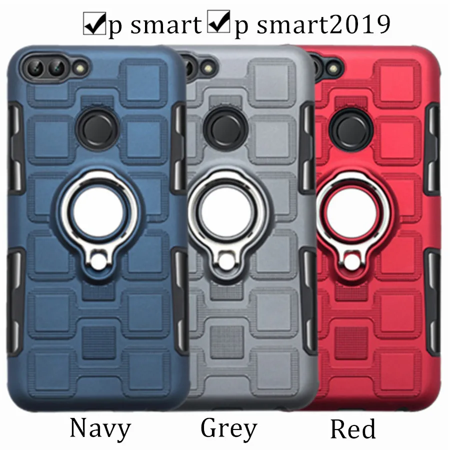 Защитный чехол для huawei P smart 2019 телефона huwai psmart funda подставка держатель кольца huawai
