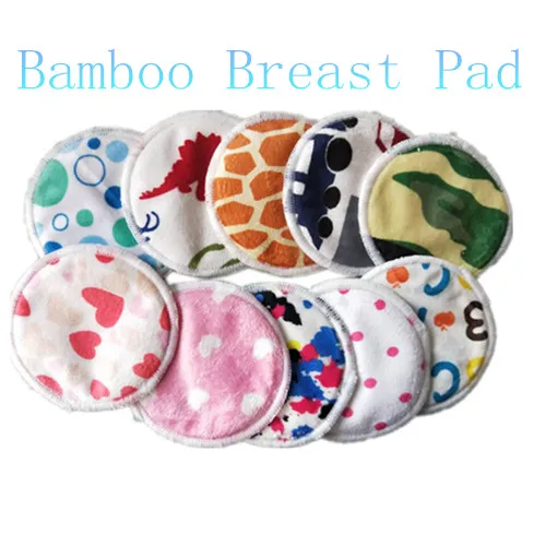 Bamboo Breast Pad Nursing Pads For Mum Waterproof Washable Feeding Pad Bamboo Reusable Breast Pads 200pairs/lots